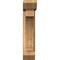 Ekena Millwork Imperial Slat Smooth Bracket w/ Offset Brace, Western Red Cedar, 5 1/2"W x 18"D x 26"H BKT0604X18X26IMP06SWR - alternate 4